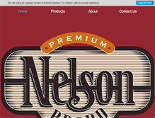 Tablet Screenshot of nelsonbrand.com